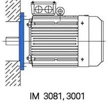 Двигатель 11 кВт 1500 об мин фланцевый - im3081